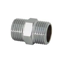 Niple 1/2 DUPLO em Latão com acabamento cromado ROCO Niple 1/2 DUPLO em Latão com acabamento cromado ROCO