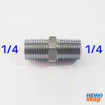 Niple 1/4 Latão Cromado - 170603 Niple 1/4 Latão Cromado - 170603