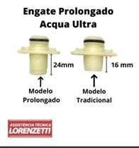 Niple Adaptador Engate Rápido Prolongado Acqua Ultra Lorenzetti Original - A19E Modelo Mais Longo