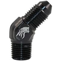 Niple Aeroquip 45 Graus Preto 1/8NPT x 3AN - Cód.8341