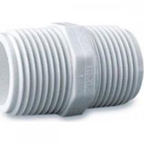 Niple Branco Amanco Rosca/Rosca 1/2'' X 1/2'' 11758 - Kit C/20