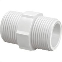 Niple Branco Krona Rosca Rosca 1/2'' 287 - Kit C/50