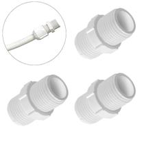 Niple Conexão Duplo 1/2 X 1/2 Pvc Linha Roscável 03 Un