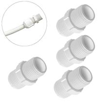 Niple Conexão Duplo 1/2 X 1/2 Pvc Linha Roscável 04 Un