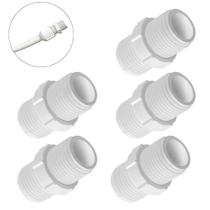 Niple Conexão Duplo 1/2 X 1/2 Pvc Linha Roscável 05 Un