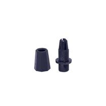 Niple curto em termoplastico preto m10x1 c/trava cabo 10 mm