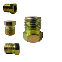 Niple de aluminio para conexao 6mm oring rosca 5/8 Niple de aluminio para conexao 6mm oring rosca 5/8
