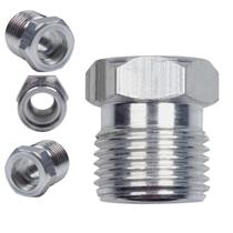 Niple de aluminio para conexão 8mm oring rosca 3/4