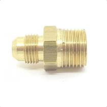 Niple De Redução Adaptador 1/2 Npt X 3/8 Sae Porca Cobre