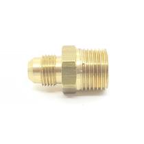Niple De Redução Adaptador 1/2 Npt X 3/8 Sae Porca Cobre Niple De Redução Adaptador 1/2 Npt X 3/8 Sae Porca Cobre