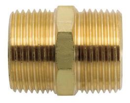 Niple Duplo Conexão Latão 1/2 Npt Instalação Gás Gn Glp