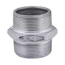 Niple Duplo Galvanizado 1" BSP - Conexão Rosca Macho Niple Duplo Galvanizado 1" BSP - Conexão Rosca Macho