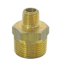 Niple Duplo Latão Redução 3/4" NPT x 1/4" NPT Macho