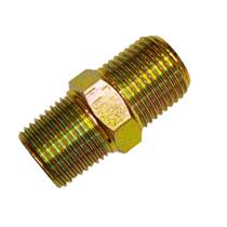 Niple Duplo Rosca Macho 3/8 - LUB-26SE - Lubefer