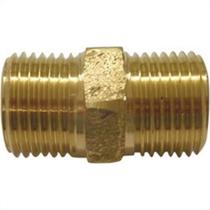 Niple Latao Amarelo Metais Rei 3/4X3/4 10061 - Kit C/6 Niple Latao Amarelo Metais Rei 3/4X3/4 10061 - Kit C/6
