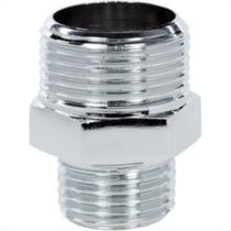 Niple Latao Cromado Metais Rei 3/4X1/2 10060 - Kit C/6 Niple Latao Cromado Metais Rei 3/4X1/2 10060 - Kit C/6