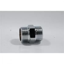 Niple Latao Cromado Metais Rei 3/4X3/4 10062 - Kit C/6 Niple Latao Cromado Metais Rei 3/4X3/4 10062 - Kit C/6