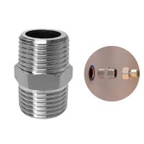 Niple Metal BSP 1/2' x 1/2' Rosca Cromado Hidráulico Garden