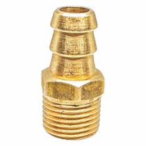 Niple para Mangueira Latão 1/2" NPT Macho x 1/2" BM