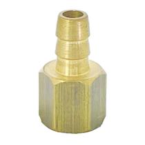 Niple para Mangueira Latão 1/4" NPT Fêmea x 3/8" BM