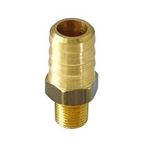 Niple para Mangueira Latão 1/8" NPT Macho x 1/2" BM