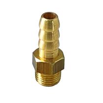 Niple para Mangueira Latão 1/8" NPT Macho x 5/16" BM