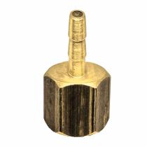 Niple para Mangueira Latão 3/8" NPT Fêmea x 1/4" BM