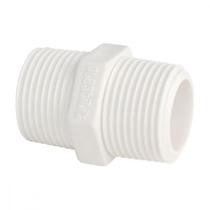 Niple Plastilit Rr 3/4 X 3/4 Branco - Kit C/50 Unidades