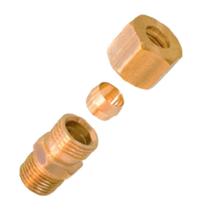 Niple Porca Anilha 3/4 Tubo 1/2 Rosca Macho Wayne Schulz Chiaperini