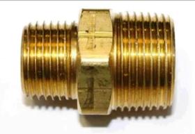 Niple Reducao 1.1/4"X1" Em Metal Latão Água Quente E Gás, Em