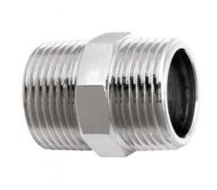 Niple rosca cromado 1/2" x1/2" - central comat Niple rosca cromado 1/2" x1/2" - central comat