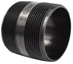 Niple roscado Valterra T3503 ABS 3" x 3" preto