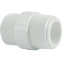 Niple Shiva Rr 1/2 X 1/2 Branco - Kit C/20 Unidades