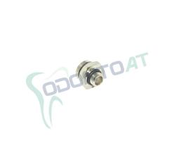 Niple uniao reta rosca 1/2 x 1/4 bsp macho latao - niquelado Niple uniao reta rosca 1/2 x 1/4 bsp macho latao - niquelado