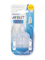 Nipple Philips Avent Anti-Colic Clear Newborn (pacote com 2) Nipple Philips Avent Anti-Colic Clear Newborn (pacote com 2)