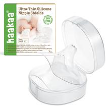 Nipple Shields contém silicone para amamentação, 18 mm, pacote com 2 Nipple Shields contém silicone para amamentação, 18 mm, pacote com 2