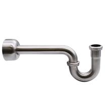 Níquel acetinado P-Trap Westbrass A400-1-07 1-1/2 OD 17 Gauge