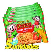 Nissin Lamen Miojo Turma Da Mônica Tomate Suave 5 Unidades Nissin Lamen Miojo Turma Da Mônica Tomate Suave 5 Unidades