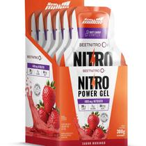 Nitro Power Gel - 10 Sachês Morango - New Millen Nitro Power Gel - 10 Sachês Morango - New Millen
