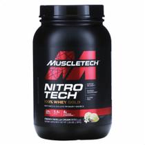 Nitro Tech Muscletech 100% Whey Gold Sabor Vanilla Cream 907g