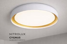 Nitrolux Plafon Led Cygnus-400/branco 27w - 6587 Nitrolux Plafon Led Cygnus-400/branco 27w - 6587