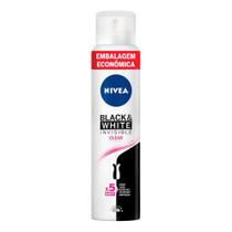 Nivea black & white desodorante aerossol feminino clear com 200ml - BEIERSDORF