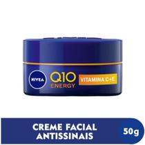 NIVEA Creme Facial Antissinais Q10 Energy Noite 50g