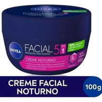 Nivea Creme Facial Hidratante Noturno 100g - 5 em 1