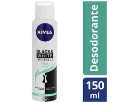Nivea Desodorante Aerosol Invisible Black e White 150ml