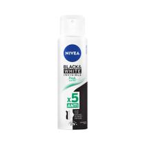 NIVEA Desodorante Antitranspirante Aerossol Invisible Black & White Fresh 150ml
