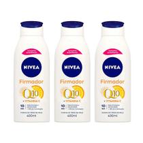 NIVEA Firmador Q10 + Vitamina C Kit com 3 unidades - Loção Hidratante