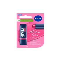 Nivea Hidra Color 2 em 1 Rosa Pink Hidratante Labial 4,8g