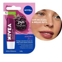 Nivea Hidratante Labial Amora Shine 4,8g Nivea Hidratante Labial Amora Shine 4,8g
