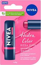 NIVEA Hidratante Labial Color 2 em 1 Rosa Pink, Nivea
